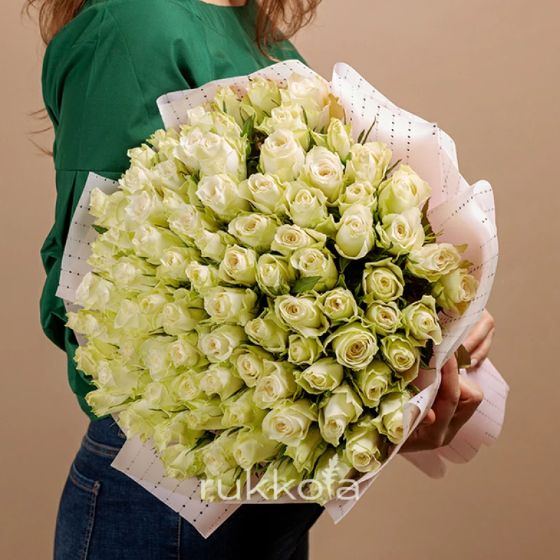 101 белая роза (Кения)