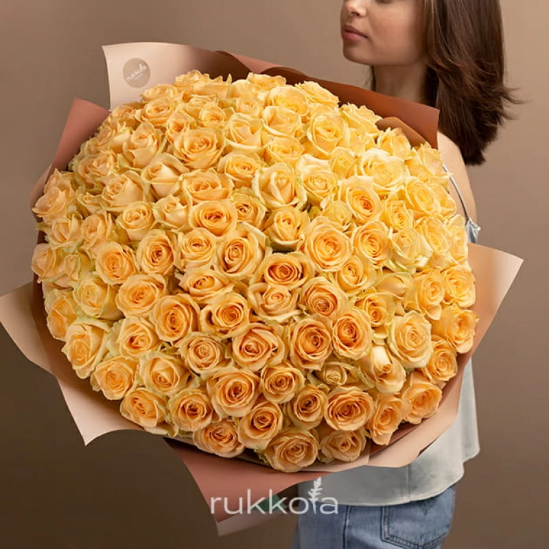 101 кремовая роза