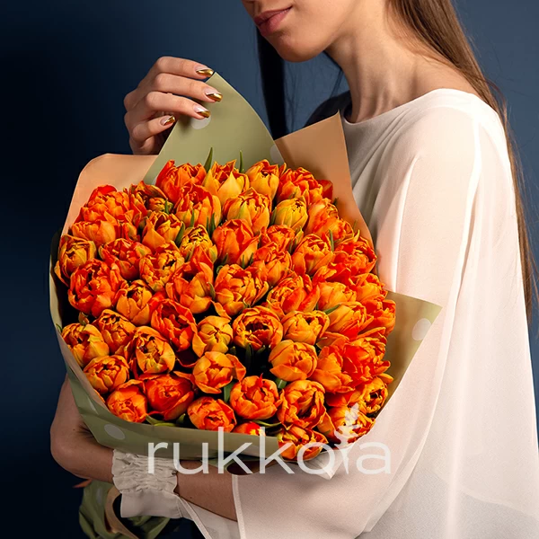 51 оранжевый тюльпан